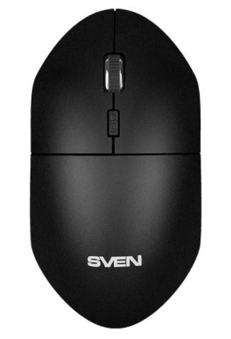 Беспроводная мышь Sven RX-515SW чёрная (2,4 GHz, 3+1кн. бесш. кн., 800-1600DPI, блист)