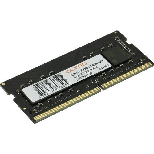 QUMO DDR4 SODIMM 16GB QUM4S-16G3200N22 PC4-25600, 3200MHz OEM/RTL
