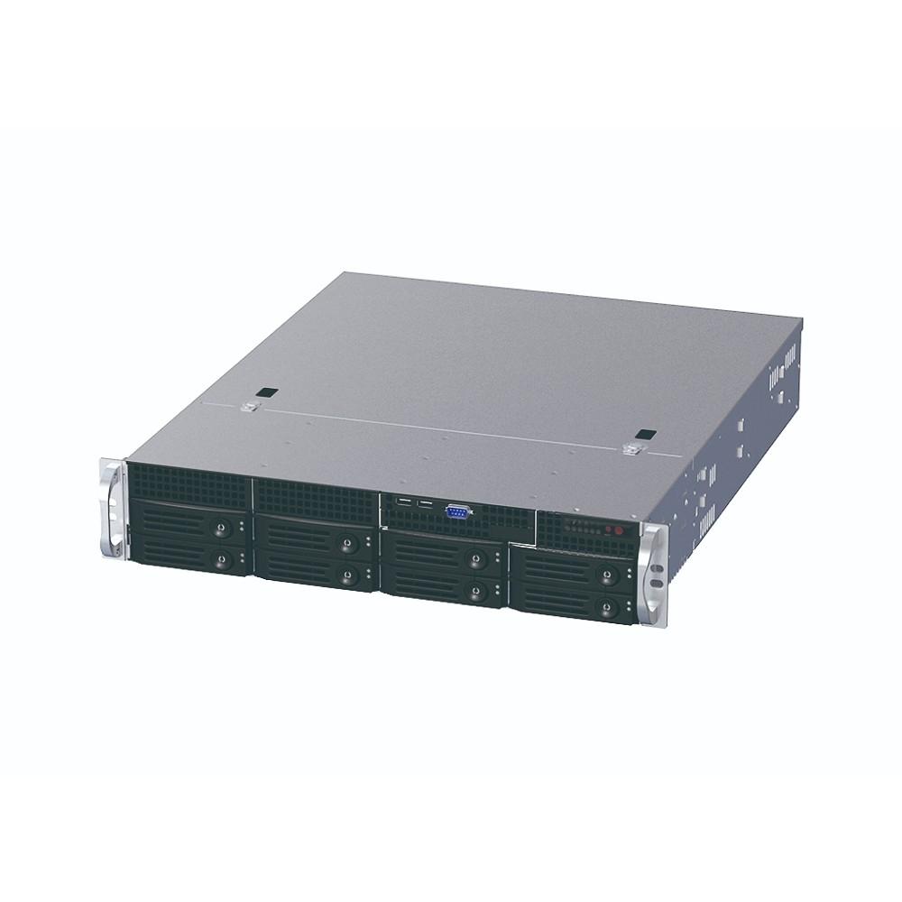 Ablecom ABM-CS-R25-31P 2U rackmount, 8+1 trays, 550W CRPS PSU(1+1) /  21" depth chassis / Supports ATX, Micro-ATX and Mini-ITX motherboards