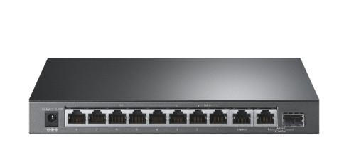 TP-Link TL-SG1210PP Настольный коммутатор с 9 гигабитными портами (6 портов PoE+, 2 порта PoE++) и комбинированным гигабитным портом RJ45/SFP