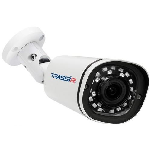 TRASSIR TR-D2121IR3 v6 3.6 Уличная 2Мп IP-камера с ИК-подсветкой. Матрица 1/2.7" CMOS, разрешение 2Мп FullHD (1920?1080) @25fps, чувствительность: 0.005Лк (F1.8), режим "день/ночь" (механический ИК-фи