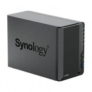 Synology DS224+ Сетевое хранилище DC 2,0GhzCPU/2GB(upto6)/RAID0,1/up to 2HDDs SATA(3,5' 2,5')/2xUSB3.2/2GigEth/iSCSI/2xIPcam(up to 25)/1xPS /1YW (repl DS220+)