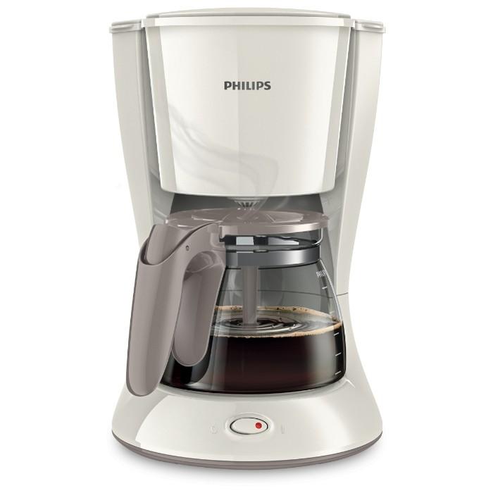 PHILIPS (HD7461/00) Кофеварка капельного типа 1,2 л, пластик, белый, стеклянный кувшин