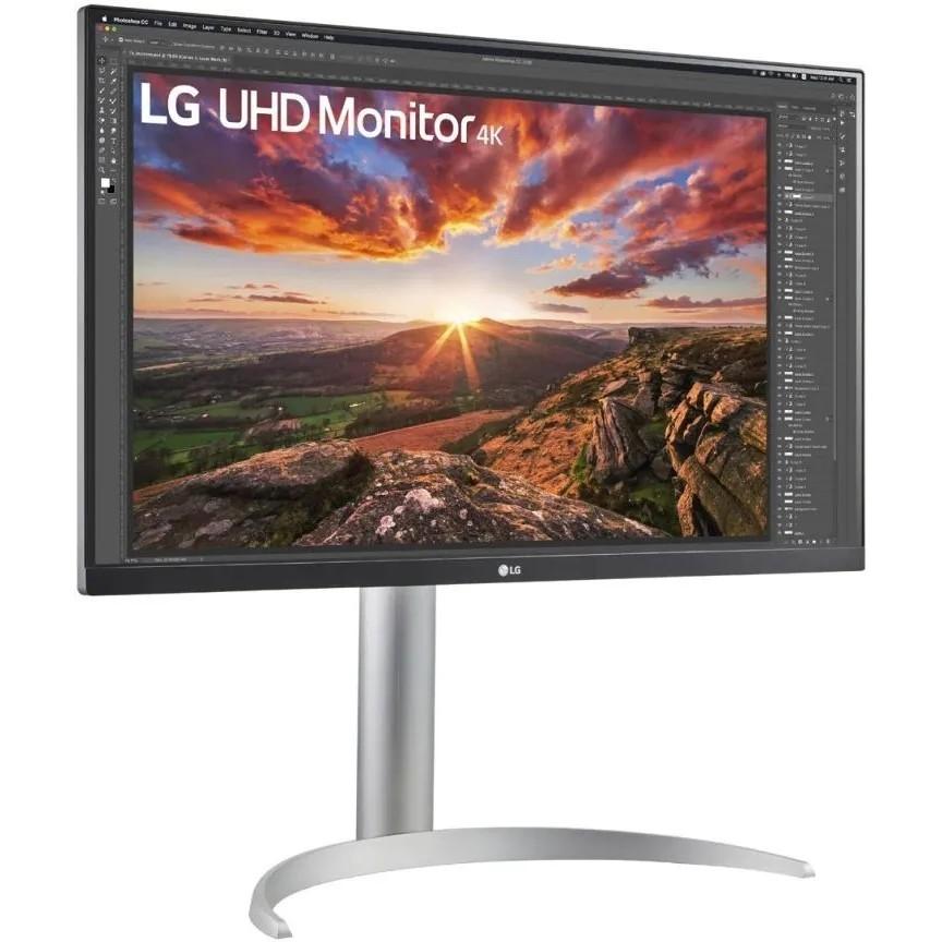 LCD LG 27" 27UP850N-W {IPS 3840x2160 60Hz 5ms 178/178 400cd 1200:1 10bit(8bit+FRC) HDR10 DisplayHDR400 2xHDMI2.0 DisplayPort1.4 FreeSync 2xUSB3.0 USB-C3.0(96W) AudioOut 2x5W Pivot VESA}