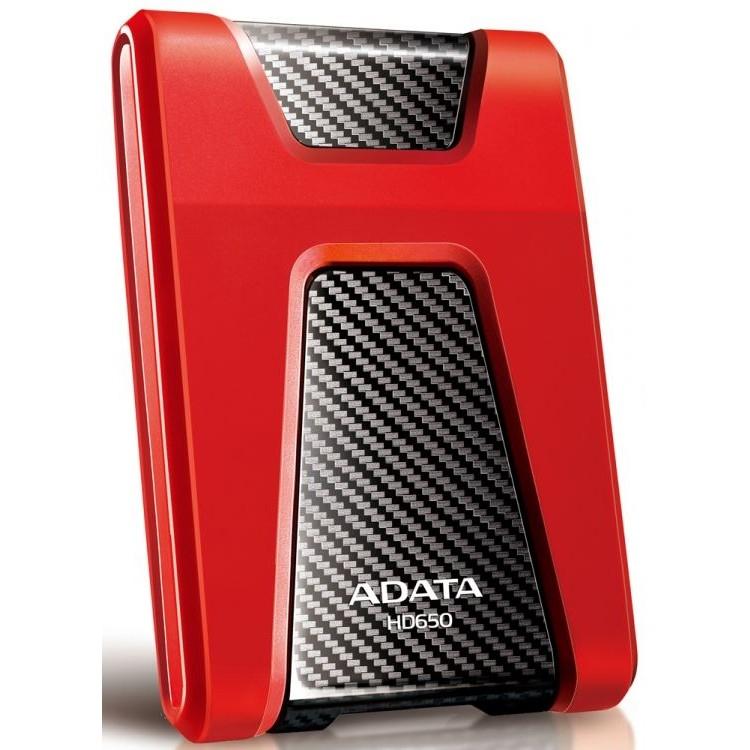 A-Data Portable HDD 1Tb HD650 AHD650-1TU31-CRD {USB 3.1, 2.5", Red}