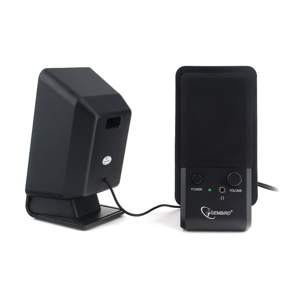 Gembird SPK-510, черный, 6 Вт, рег. громкости, разъём для наушников,USB-питание
