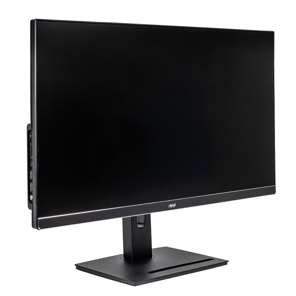 AIO HIPER Office HO-K27M-H610-B (27"/IPS/FHD/H610/cooler/BT 4.2/WiFi 5/VESA/DVD RW/Rotable stand/camera 2mp/cardreader/(2*USB/1*SD/1*Type C)/Whithout CPU/RAM/SSD))/Black